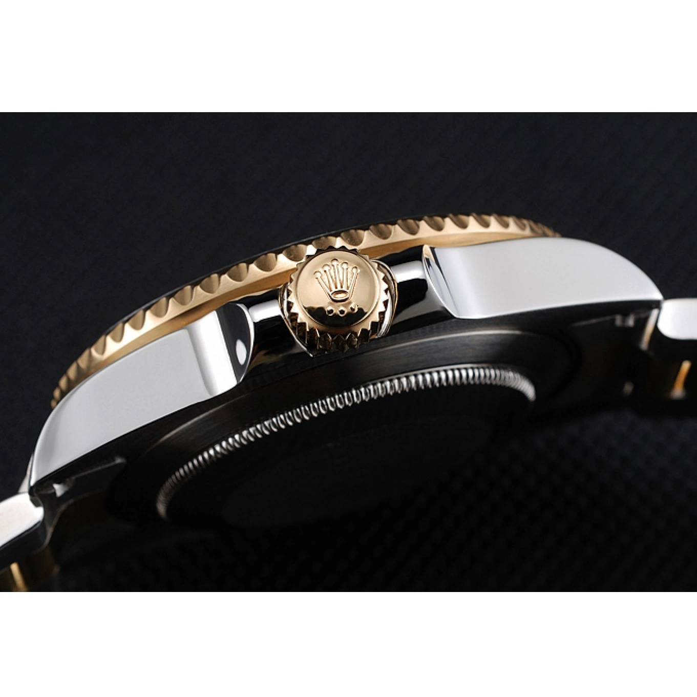 Aaa replica watch Rolex Swiss Black Dial Master Black Bezel 80295 GMT 0725